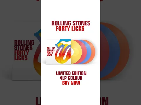 Forty Licks available on Limited Edition 4LP coloured vinyl #therollingstones