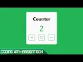 Make a Simple Counter with Reset Button using JavaScript