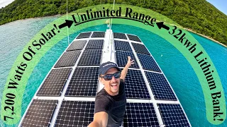 How DIY Electric Catamaran Works (Solar & LiFePO4 Battery Bank) [Fully Explained]