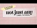 Make Your Fabric Label Template to Perfection with this Awesome Method