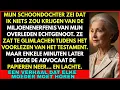 Download Lagu Bij het voorlezen van het testament zei mijn schoondochter: “Die ouwe krijgt niks van de erfenis.”