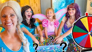 Frozen Elsa's Orbeez Surprise Game with Princess Jasmine, Ariel, and Butterfly!