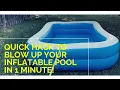 Quick Hack to Blow Up Your Inflatable Pool in Less Than 1 Minute MAKE EASY