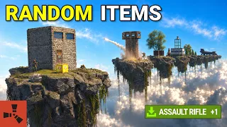 I Gave 50 Rust Players Floating Islands - Random Items