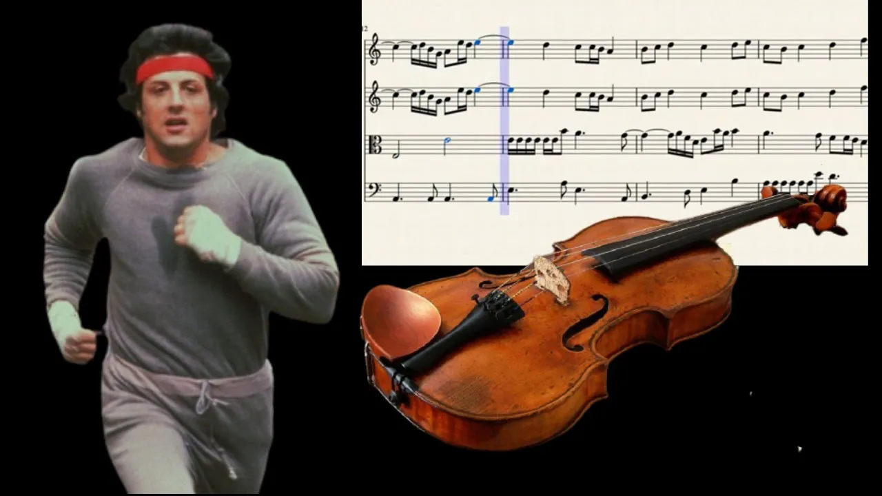 Going The Distance (Rocky) by Bill Conti for String Quartet (sheet music) Going The Distance (Rocky) by Bill Conti for String Quartet (sheet music)