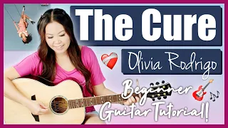 The Cure 🥼 Olivia Rodrigo 💗 Beginner Guitar Tutorial Lesson 🎸 | Chords, Strumming & Printable Guide!