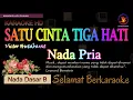 Lagu Karaoke Satu Cinta Tiga Hati - Pance (Ver. Ek Pratiwi Electone), nada rendah.