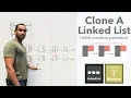 Clone A Linked List With Random Pointers - Linear Space Solution Tricky Constant Space Solution