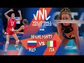 RUS vs. ITA - Highlights Week 2 | Women's VNL 2021