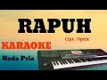 Download Lagu RAPUH - ( opick ) - KARAOKE VERSI DANGDUT  KOPLO - NADA COWOK....