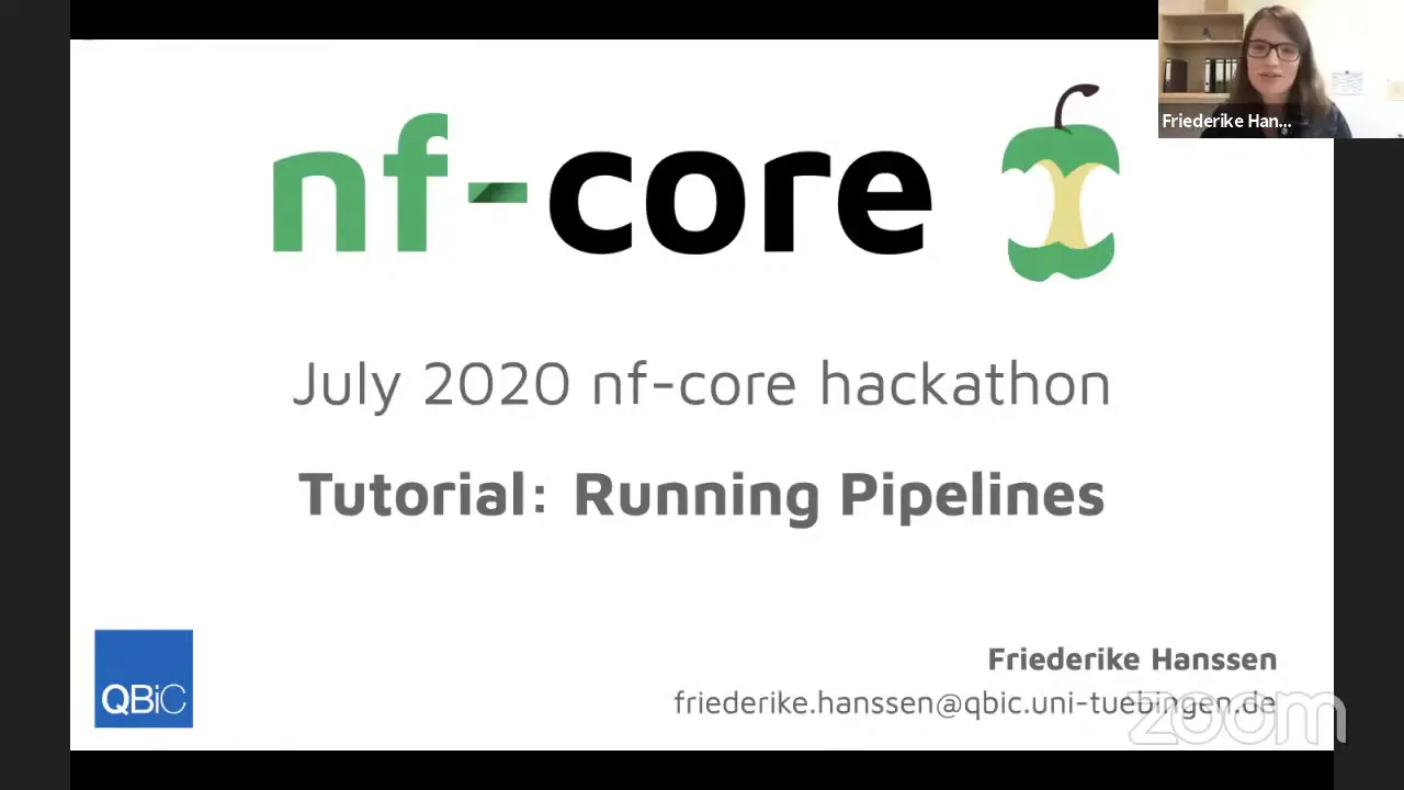 Tutorial: running pipelines - Friederike Hanssen