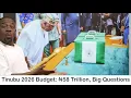 Lagu Tinubu’s 2026 ₦58 Trillion Budget Explained - Why Everyone Is Talking