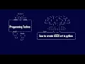 how to create ASCII art in python