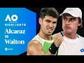 Lagu Carlos Alcaraz vs Adam Walton | Round One | Australian Open 2026 Extended Highlights 🇦🇺