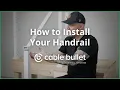 How to Install Signature Classic Collection Aluminum Handrail Cable Bullet System