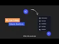 Floating Share Button using HTML CSS JavaScript
