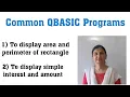 Common QBASIC Programs How to make a simple qbasic program