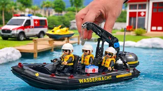 Die Wasserwacht macht sich bereit – Rettungsboot im Einsatz
