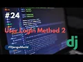 Login user method 2 Django Python