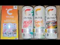 Costco Sale Item Review Celsius Live Fit Sparkling Vibe Variety Pack Peach Tropical Retro Taste Test