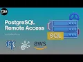 PostgreSQL Remote Access in 10 Minutes AWS EC2
