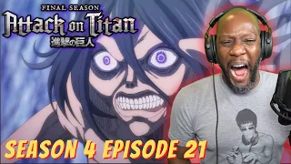attack on titan season 4 part 2 episode 21 reaction from you 2000 years ago