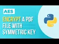 AES - Encrypting a PDF file with Python