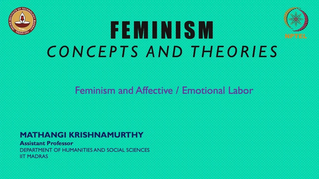 Feminism and Affective/ Emotional Labor