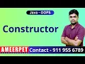 Java Constructor in Java Ameerpet Technologies By Srinivas