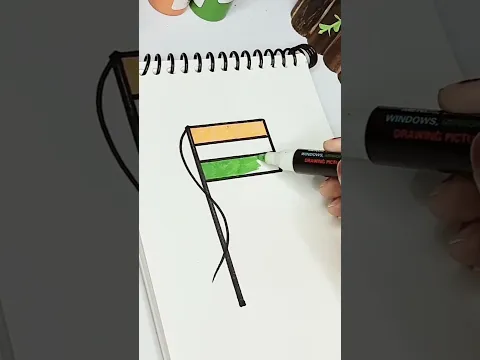flag drawing ideas for kids #art#painting #shorts