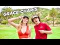 I golfed with Grace Charis