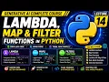Lambda Map Filter Functions in Python Functional Programming Gen AI Course Lecture 14