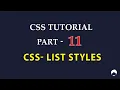 CSS Tutorial for Beginners Tamil - 11