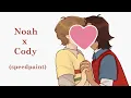 Noah x Cody NoCo Total drama speedpaint