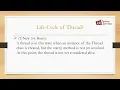 JAVA Multithreading Part-1 Life cycle of thread JAVA Tutorials