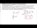 Introduction to Differential Equation with Acceleration Part 1