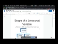 Learn javascript bengali - global variable vs local variable