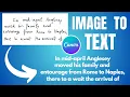 How to Convert Image to Editable text in canva