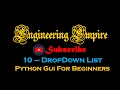 10 - Drop- Python-GUI-Tkinter for Beginners