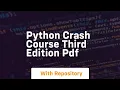 python crash course third edition pdf