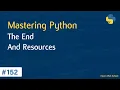 Learn Python in Arabic - The End And Resources