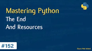 Learn Python in Arabic - The End And Resources