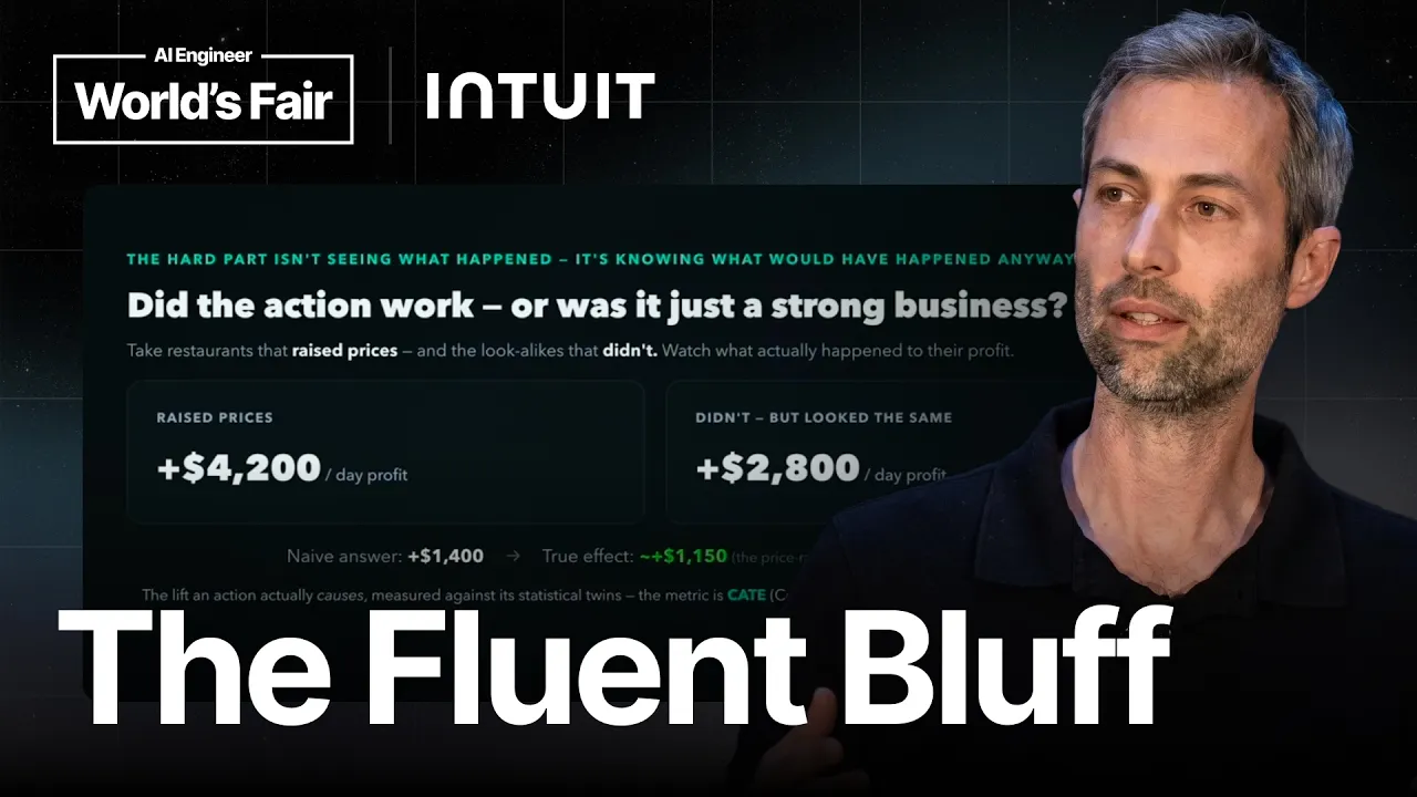 Why Off-the-Shelf AI Doesn't Understand Money — Udi Menkes, Intuit: video thumbnail