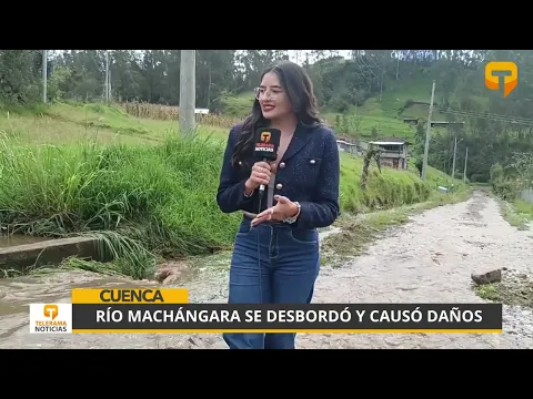 Río Machángara se desbordó y causó daños