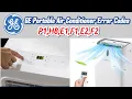 GE Portable Air Conditioner Error Codes Error Code P1 H8 E1 F1 E2 F2 GE Troubleshooting