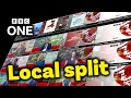 How BBC One splits up into 16 versions for local headlines