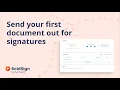 Send Your First Document Out for Signatures