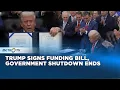 Lagu Trump Signs Bill Ending Longest Government Shutdown