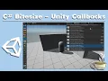 Unity C Bitesize - Callbacks