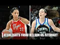 A ja Wilson Breanna Stewart PUT ON A SHOW in Liberty vs Aces WNBA on ESPN